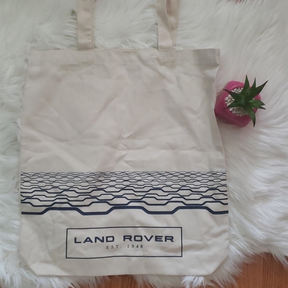 Land Rover Canvas Blue Reusable Tote Bag - Picture 1 of 1